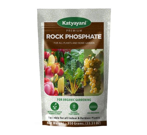 Premium Rock Phosphate (950 gm) - Katyayani Organics