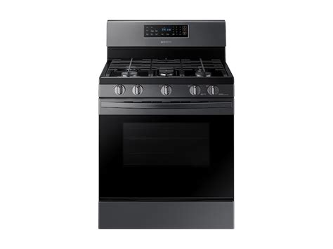 5.8 cu. ft. Freestanding Gas Range with Convection in Black Stainless Steel Range - NX58R4311SG ...