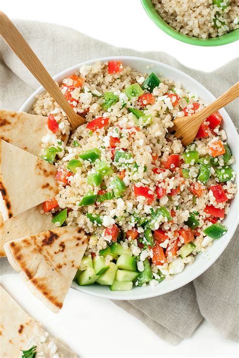 Greek Quinoa Bowls - Peas And Crayons