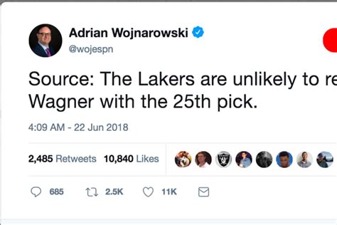 Adrian Wojnarowski’s night of NBA Draft loophole tweets was magical ...