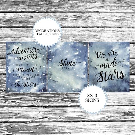 Under the Stars Prom Invite Celestial Galaxy Invitation | Etsy