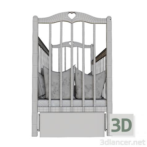 3d model Askona classic white bed | 57215 | 3dlancer.net