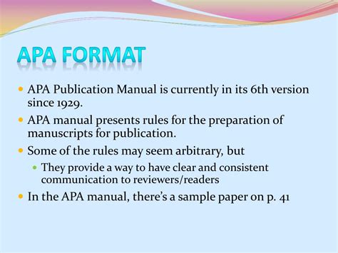 PPT - APA Format PowerPoint Presentation, free download - ID:1402774