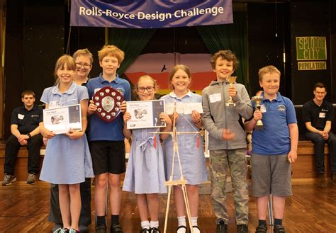 Rolls Royce Design Challenge Winners 2019 - Turnditch CE Primary School