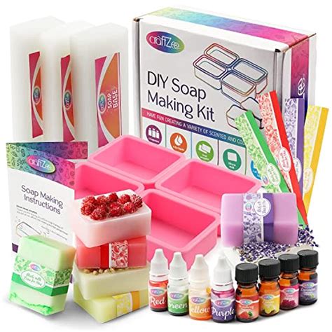 Buy Soap Making Kit with All Soap Making Supplies| DIY Melt and Pour Soap Kit Great Soap Making ...