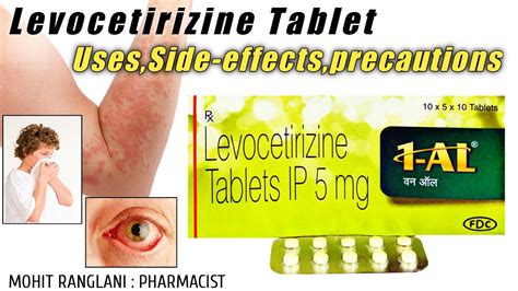 Levocetirizine dihydrochloride tablets ip 5mg | Uses,Side effects,Dose and precautions | In ...