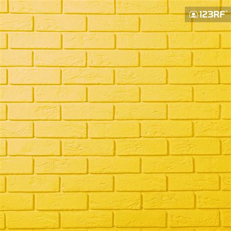 Yellow Brick Wall Background