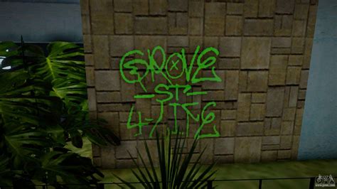 Authentic Grove Street Graffiti for GTA San Andreas