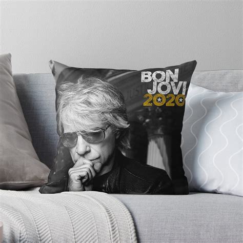 "Bon Jovi 2020 Album" Throw Pillow for Sale by gwcaemya | Redbubble