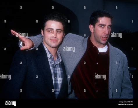 Pasadena, California, USA 9th January 1995 Actor Matt LeBlanc and actor ...