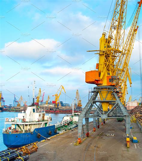 Odessa sea port, Ukraine | High-Quality Industrial Stock Photos ...