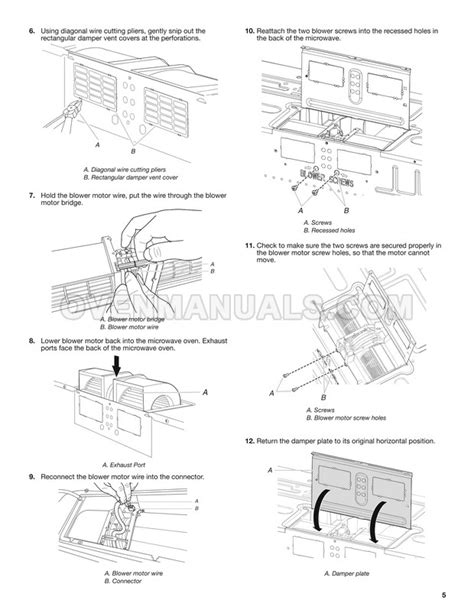 Maytag MMV6190FZ Microwave Oven Installation Instructions