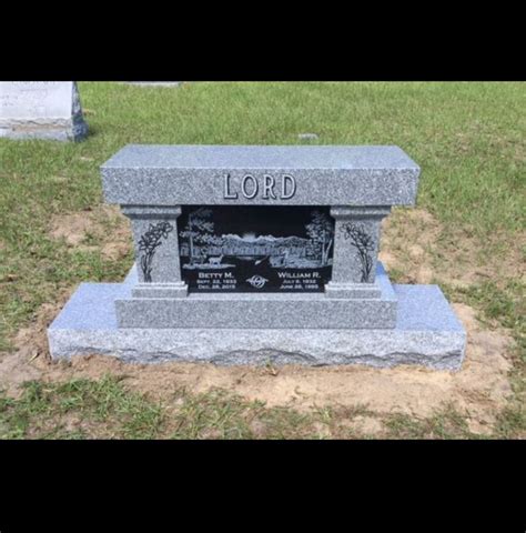 Premium Grey granite cremation bench | Headstones, Memorial benches, Memorial garden