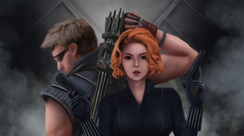 Black Widow And Hawkeye Wallpaper,HD Superheroes Wallpapers,4k ...