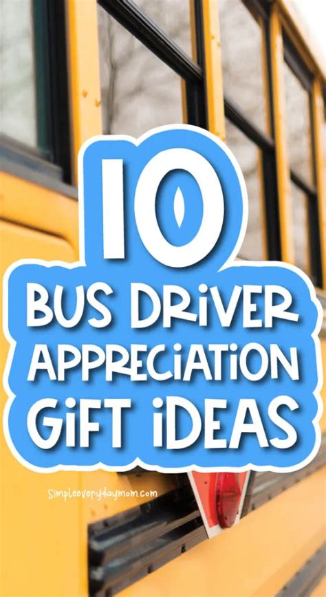 10 Bus Driver Appreciation Gift Ideas