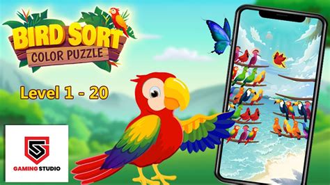 Bird Sort Color Puzzle - Levels 1-20 - Gaming Studio - YouTube