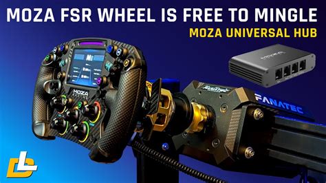 Moza Universal Hub Review - Moza FSR Wheel on a Fanatec DD1 - YouTube