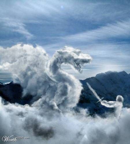 Dragons Photo: Cloud Dragon | Puff the magic dragon, Clouds, Fantasy dragon