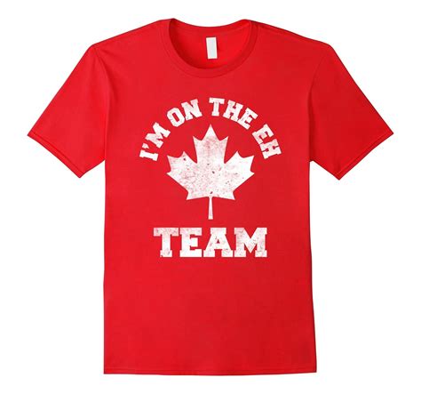 I’m On The Eh Team Sports Canada T-Shirt – Vintage – Unisex-CL – Colamaga