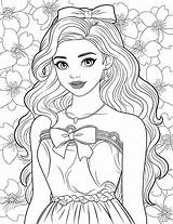 Free Barbie Coloring Pages Printable sketch template