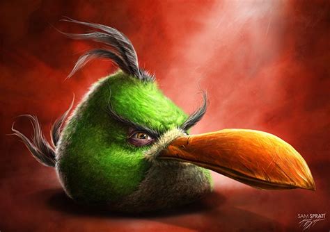 Sam Spratt — Black Bird in 2022 | Angry birds, Green bird, Bird