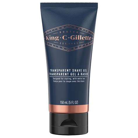 KING C GILLETTE SHAVE GEL 150ML