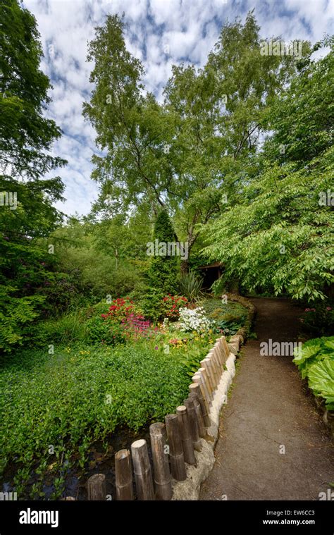 Durham University Botanic Garden Stock Photo - Alamy