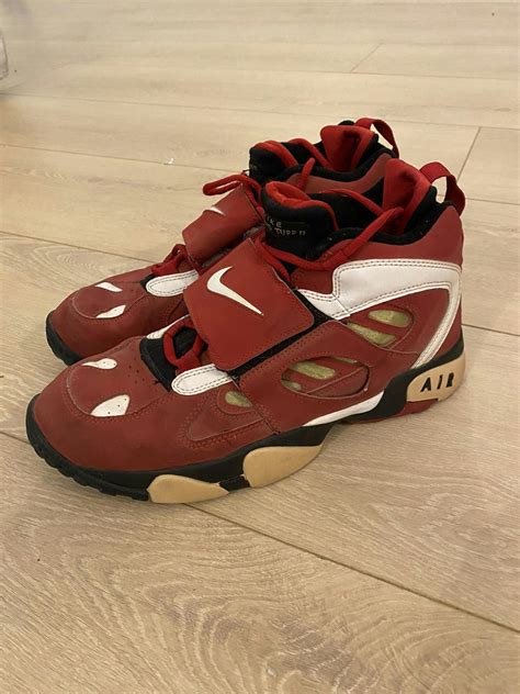 Nike Air Diamond Turf 2 2012 Red Gold Deion Sanders Rare | Grailed