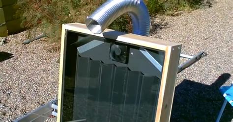 DIY Solar Air Heater! - The Steel Slat “Drip-Edge” Solar Heater!