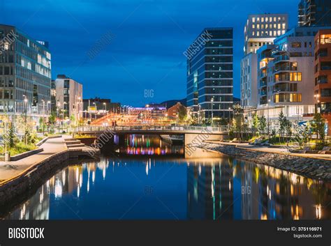 Oslo, Norway. Night Image & Photo (Free Trial) | Bigstock