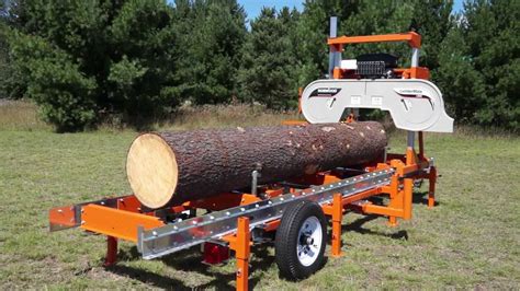 Norwood LumberMate LM29 Portable Band Sawmill - YouTube