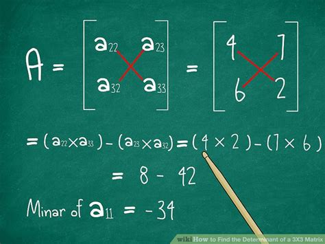 How to Find the Determinant of a 3X3 Matrix: 12 Steps