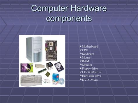 Computer hardware component. ppt