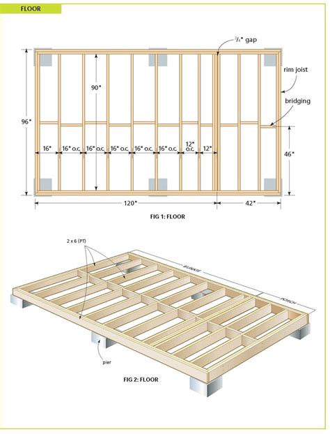 10x12 Free Standing Deck Plans • Bulbs Ideas