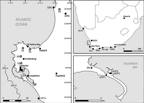 Location maps depicting sites mentioned in text (BBC-Blombos Cave;... | Download Scientific Diagram