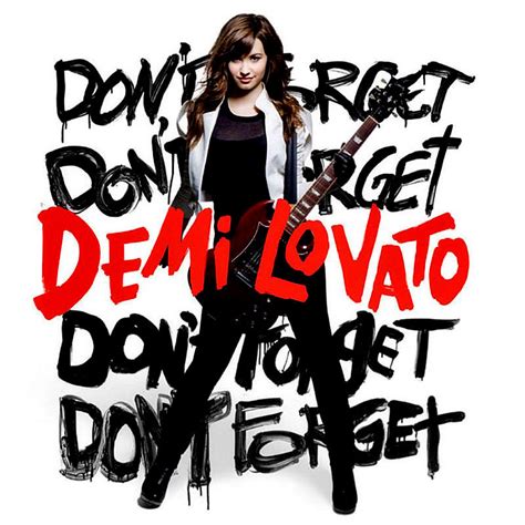 Don't Forget [Official Album Cover] - Don't Forget (Demi Lovato album) Photo (14870849) - Fanpop ...