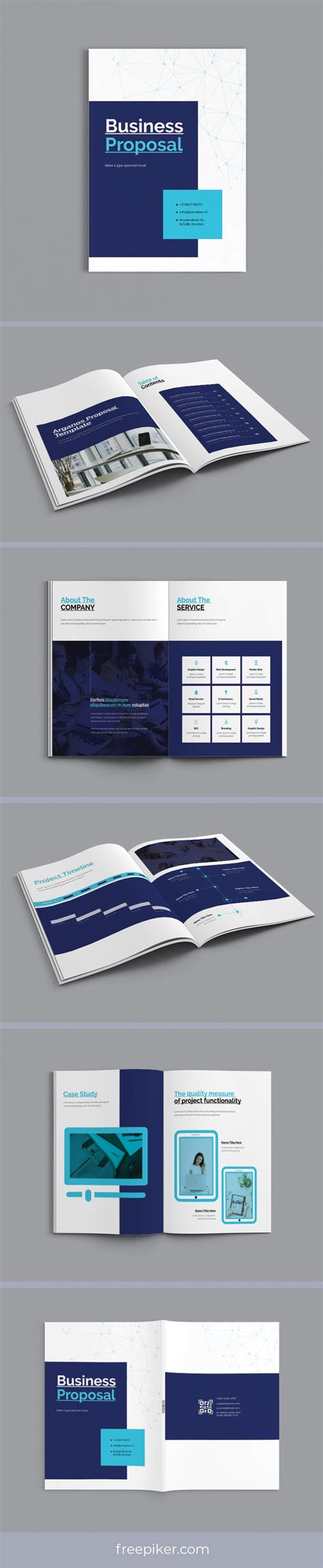 Freepiker | business proposal template