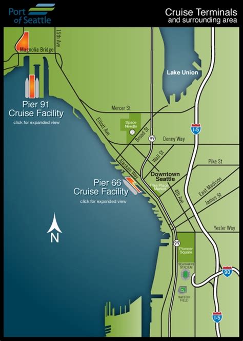 Map Of Pier 91 In Seattle Washington - London Top Attractions Map