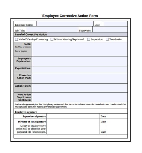 FREE 14+ Sample Corrective Action Plan Templates in PDF | MS Word