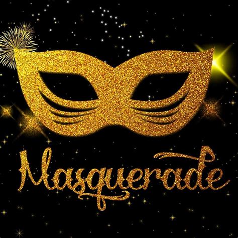 Lighting & Studio FLASIY Masquerade Backdrop 5x7ft Gold Mask Photo Backgrounds for YouTube Video ...