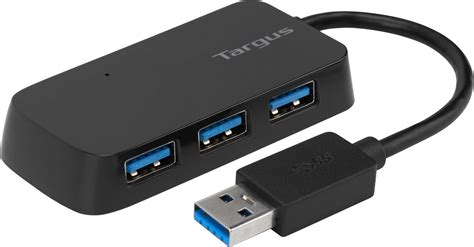 USB 3.0 4-Port Hub - ACH124US - Black: Hubs and Adapters: Targus