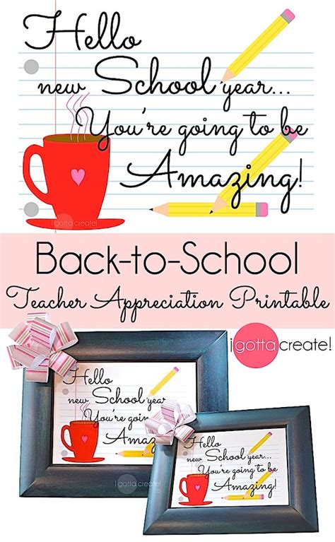 I Gotta Create!: Back to School FREE Printable