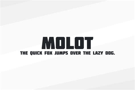 Molot Font - Download Free - JustFreeFonts.com