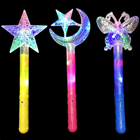 LED Moon Star Butterfly Wand – dallastoyswholesale