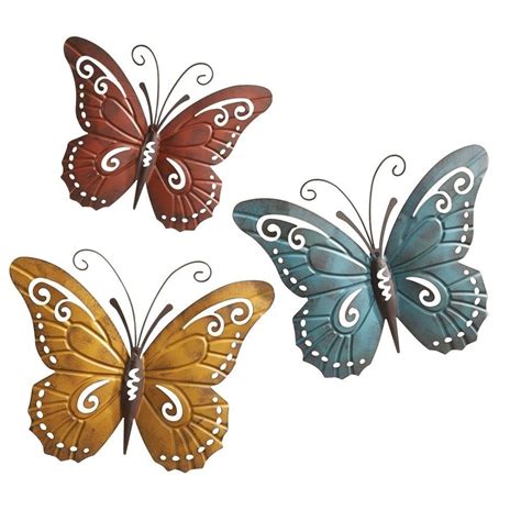 Top 15 of Large Metal Butterfly Wall Art