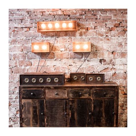 RETRO Vintage Style Bulb Sign - Industrial Wall Lamp Commercial