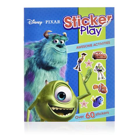 Disney Pixar Sticker Play Activity Book Assorted | Wilko