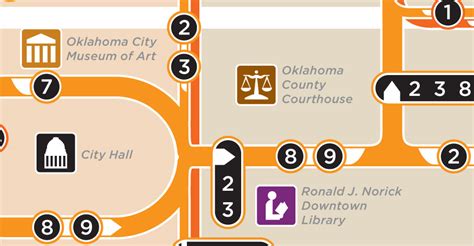 Oklahoma City Transit System Map on Behance