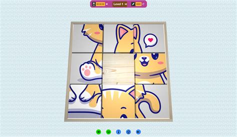 🕹️ Play 3D Kid Sliding Puzzle Game: Free Online Cute Animal Slide ...