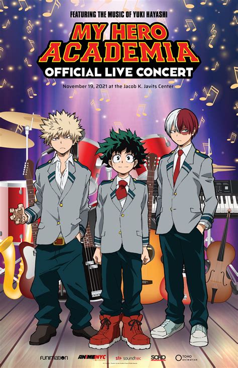 My Hero Academia Music Live Concert Announced for AnimeNYC